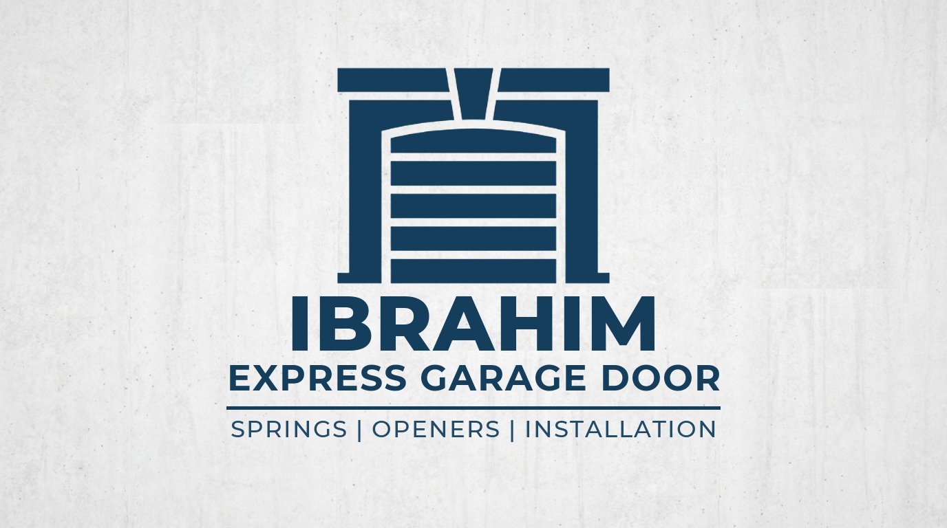 Ibrahim Express Garage Door Logo